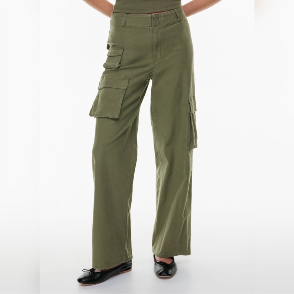 Wilfred Aritzia Picture Cargo Pants in Camel Brown - Picture 6 of 7